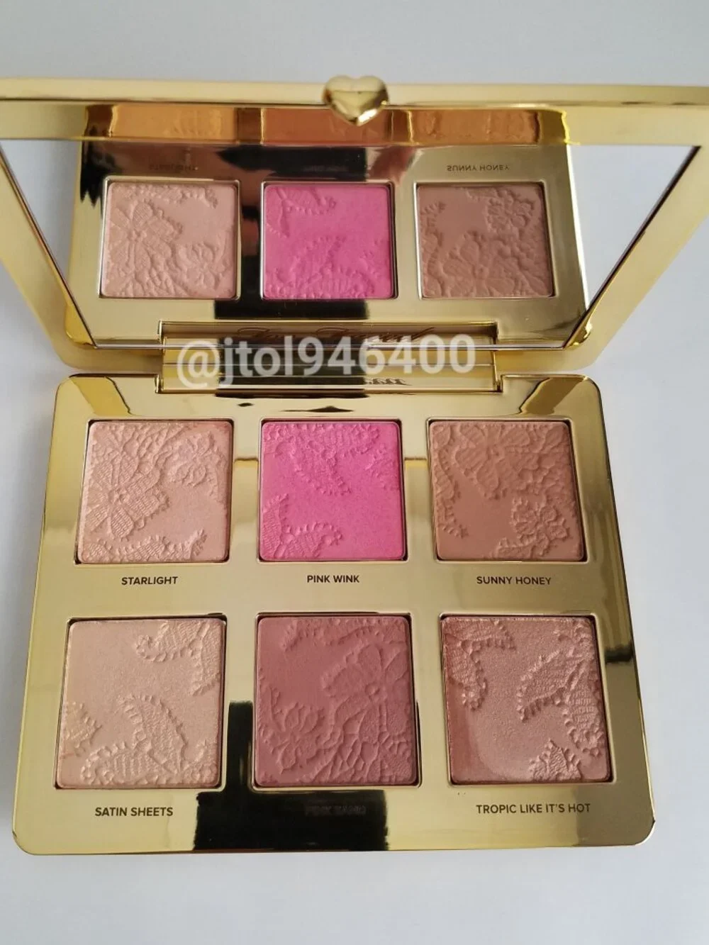 Too Faced Natural Face Highlight Blush And Bronzing Veil Face Palette